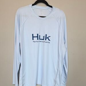 Huk Men's Sky Blue Long Sleeve Tee
